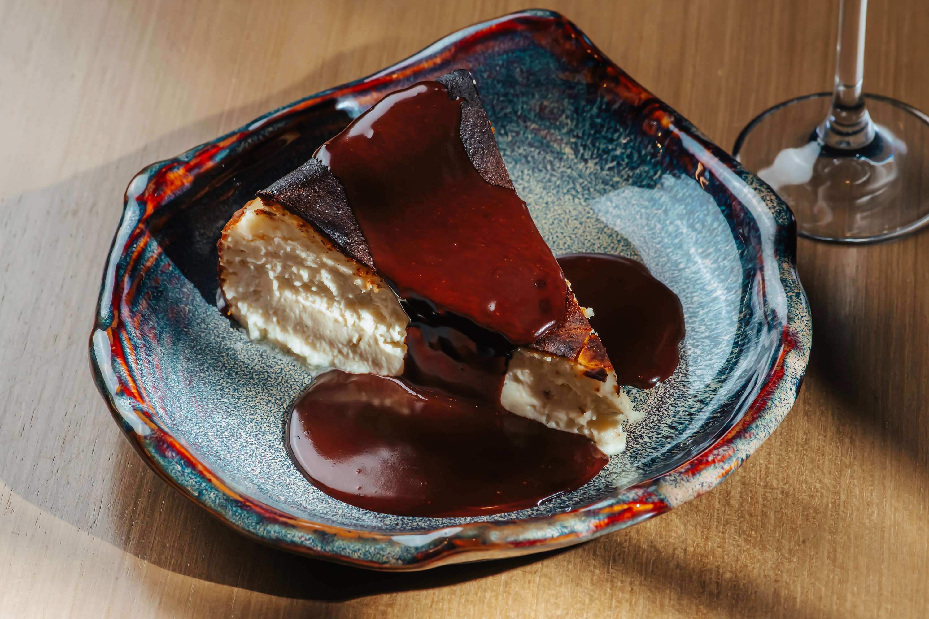Basque Cheesecake at TITA Restaurant